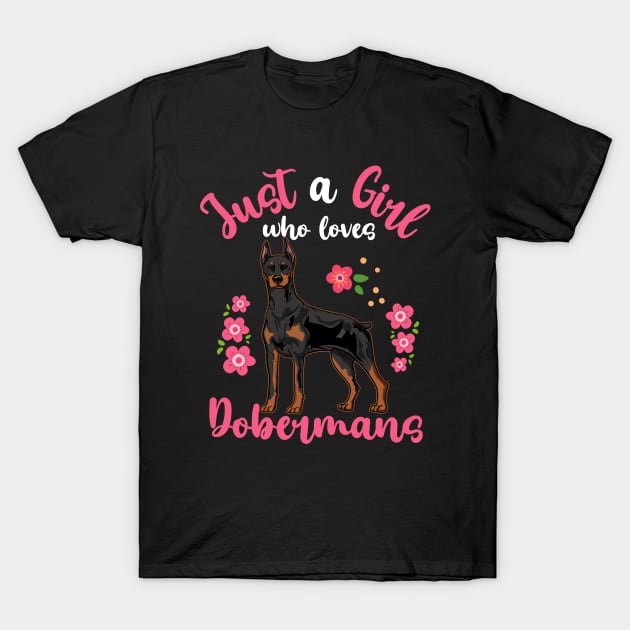 Doberman Dog Doberman Lover T-Shirt by CreativeGiftShop